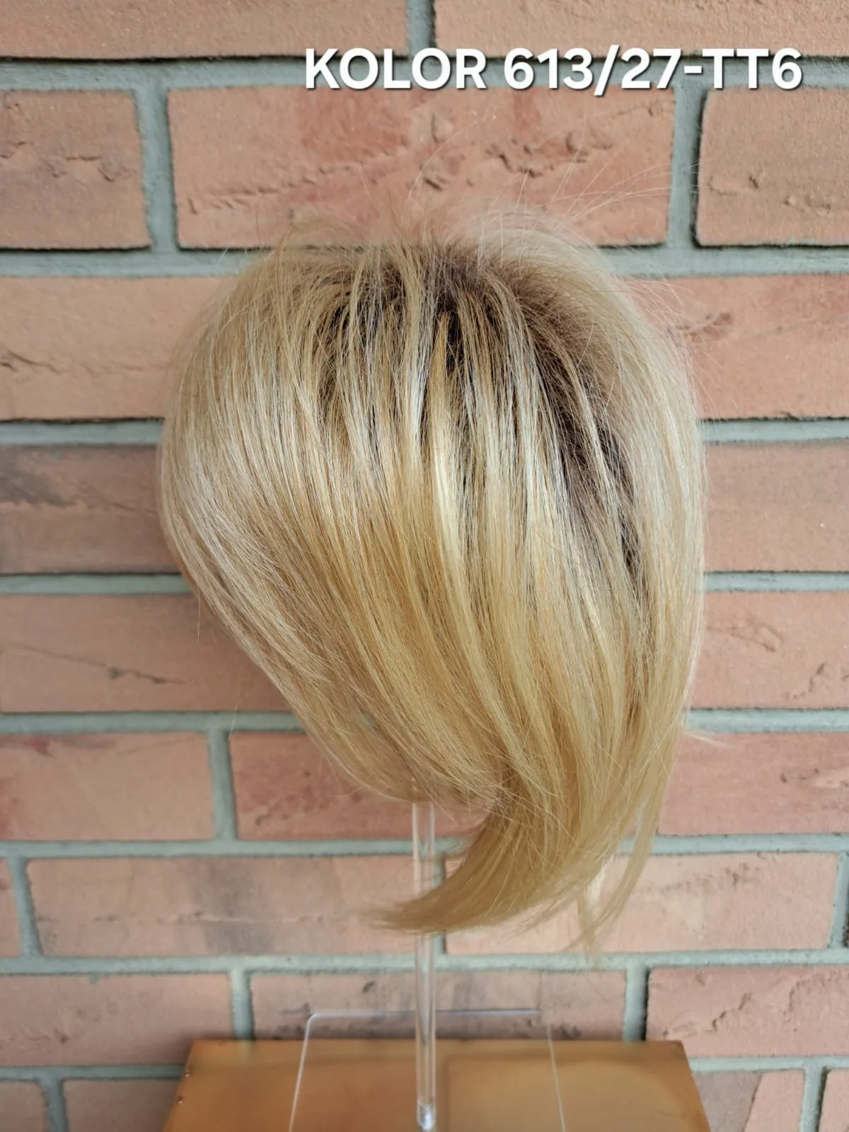 Topper "Syntia", baza 12x15 cm, długość włosa ok. 25 cm - obrazek 36