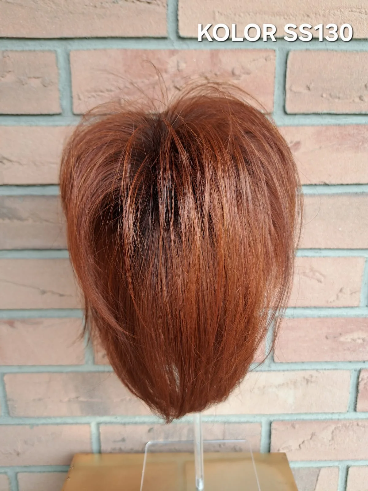 Topper "Syntia", baza 12x15 cm, długość włosa ok. 25 cm - obrazek 37