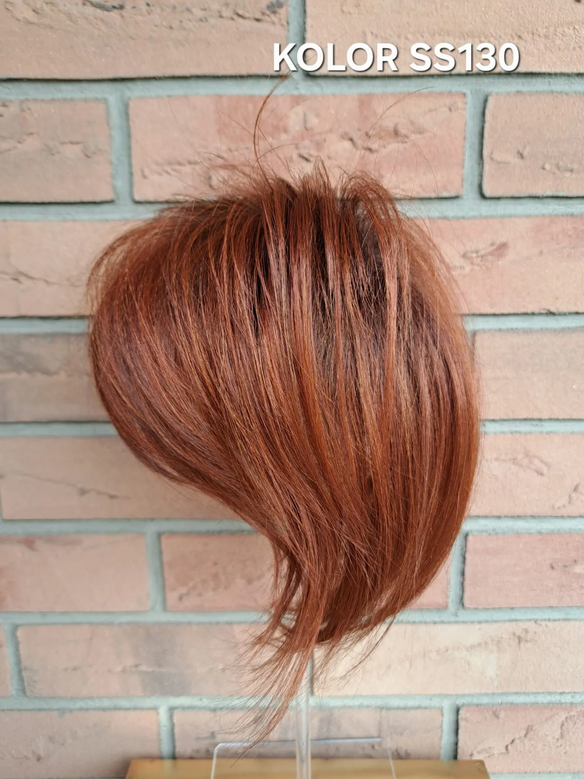 Topper "Syntia", baza 12x15 cm, długość włosa ok. 25 cm - obrazek 38