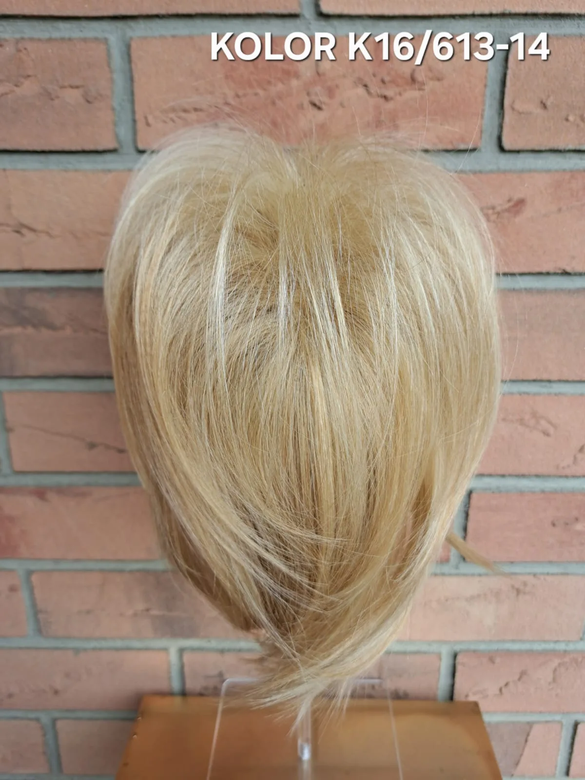 Topper "Syntia", baza 12x15 cm, długość włosa ok. 25 cm - obrazek 40