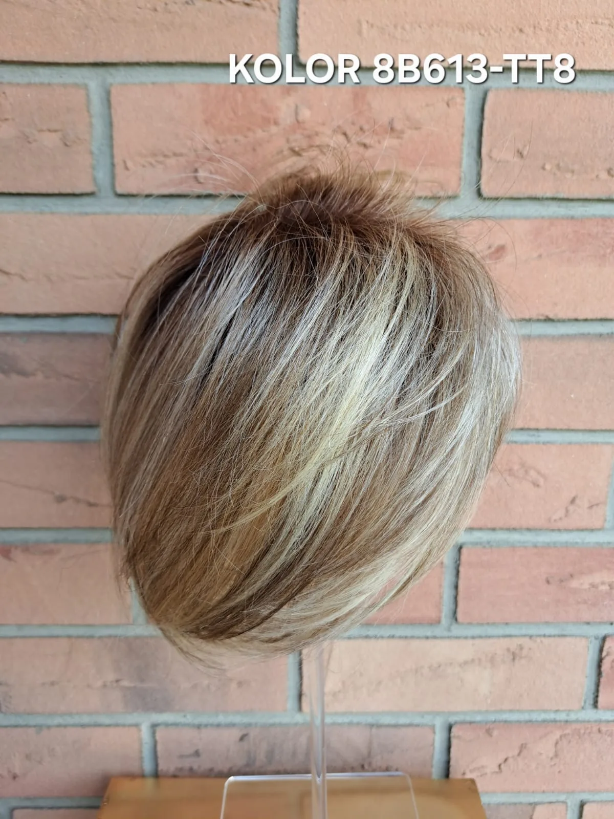 Topper "Syntia", baza 12x15 cm, długość włosa ok. 25 cm - obrazek 45