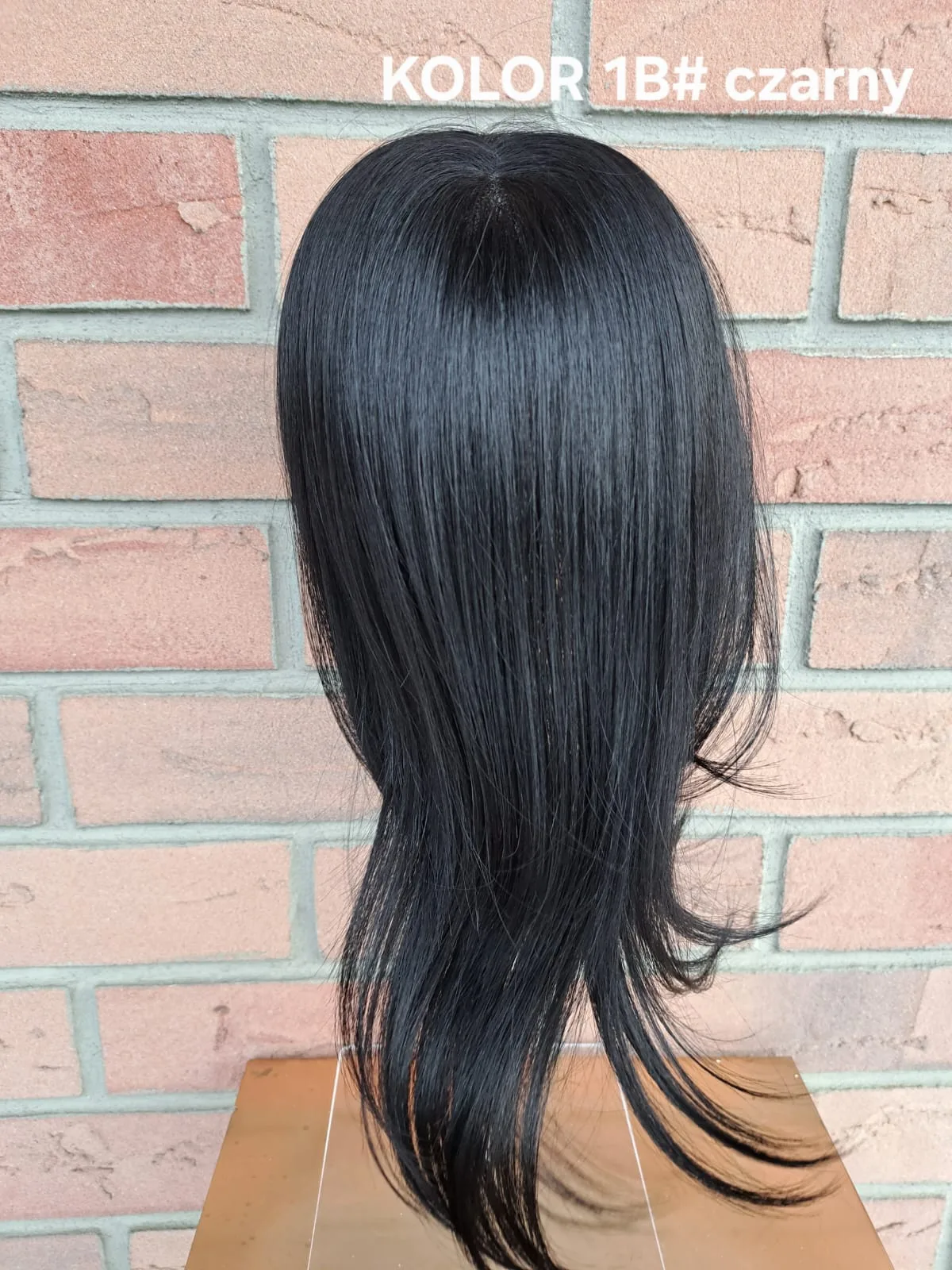 Topper „Neks” baza  mono top 7/12 cm, długość włosa ok. 35 cm - obrazek 21