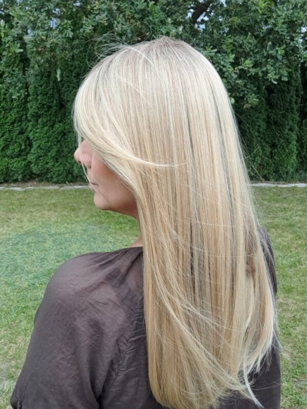 Topper "Pola" baza 15/16 cm Mono Top, długość włosa ok. 55 cm - obrazek 3