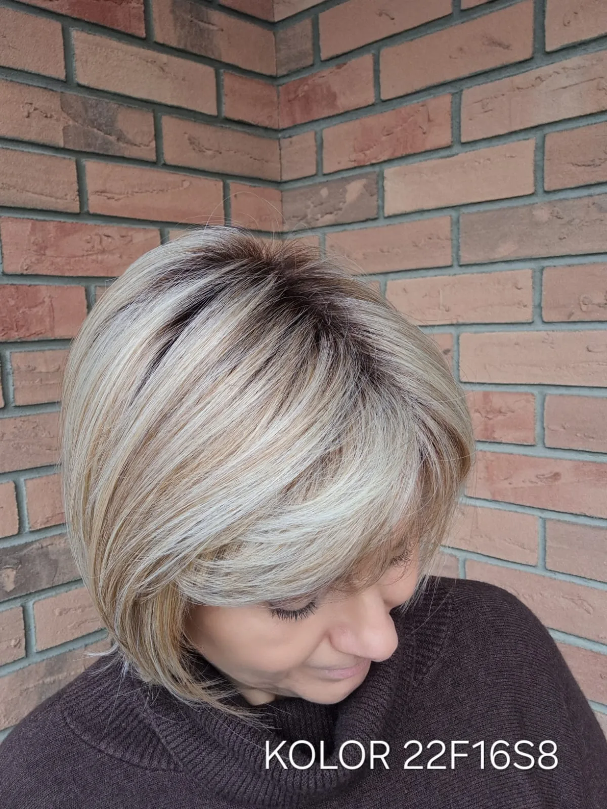 Topper „Sara”, z efektem tapiru, baza 15x15 cm - obrazek 4