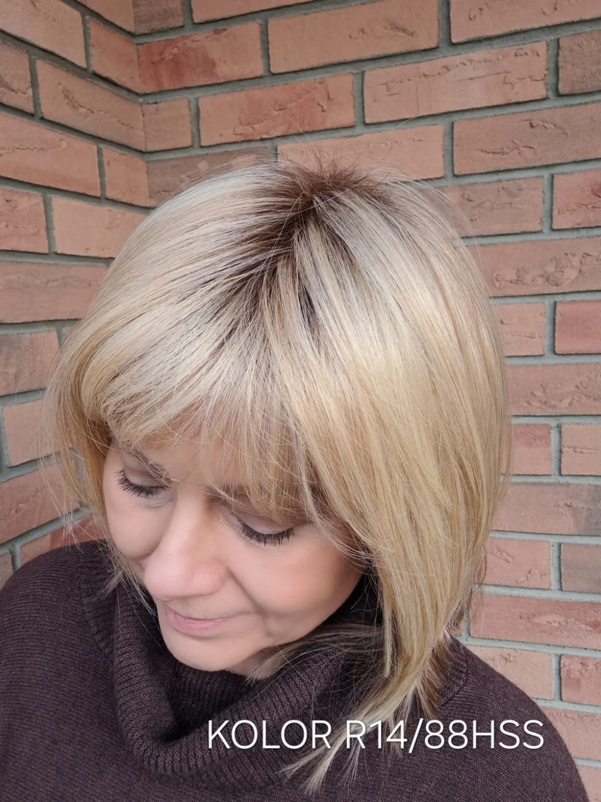 Topper „Sara”, z efektem tapiru, baza 15x15 cm - obrazek 5