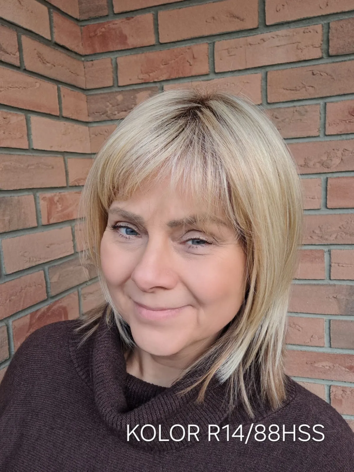 Topper „Sara”, z efektem tapiru, baza 15x15 cm