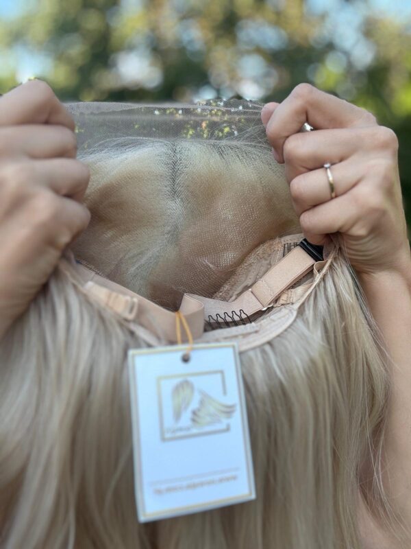 Peruka „Selina” Lace Front 13*6, chłodny jasny blond - obrazek 5