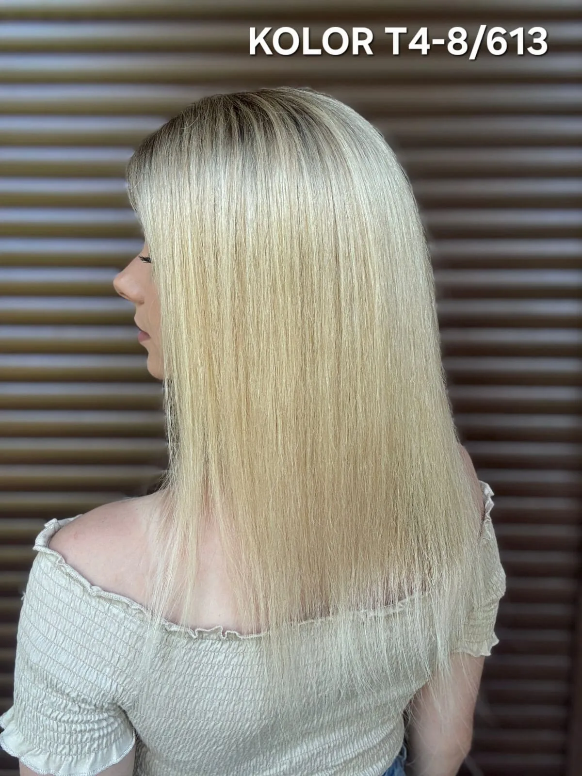 Topper "Camelia" włos naturalny, baza 20/20 cm - obrazek 7