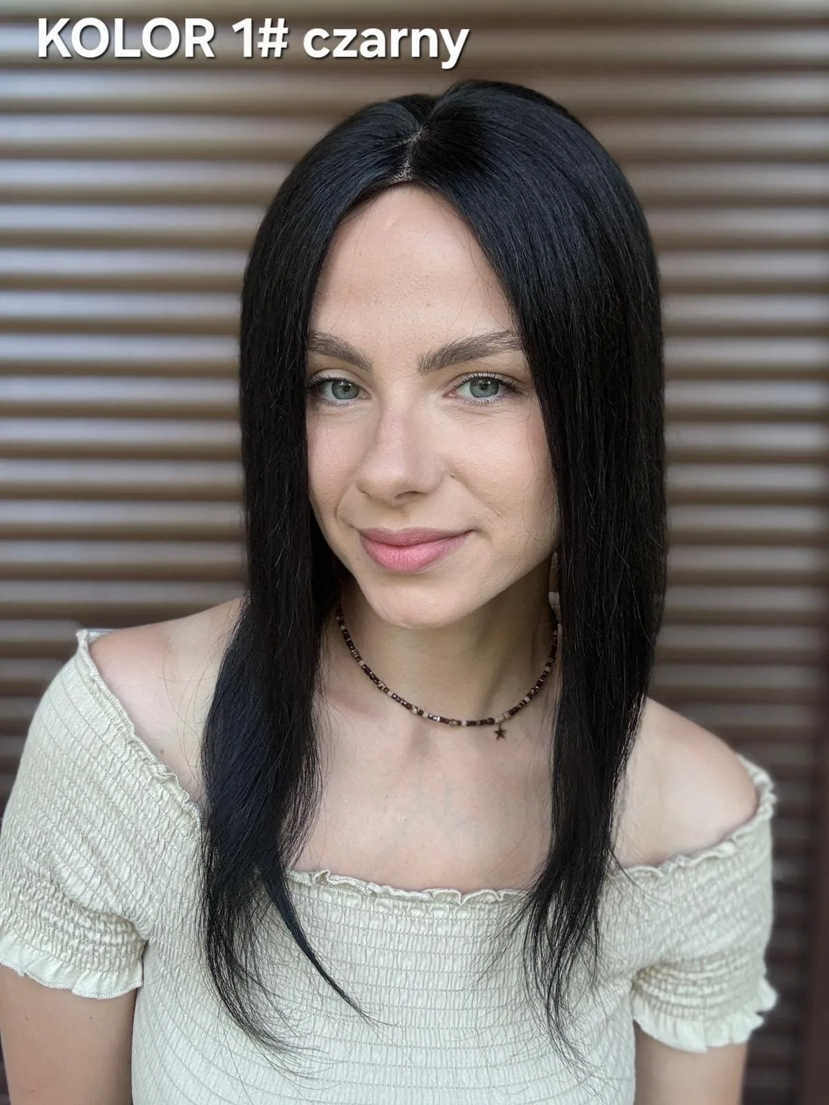 Topper "Camelia" włos naturalny, baza 20/20 cm - obrazek 13