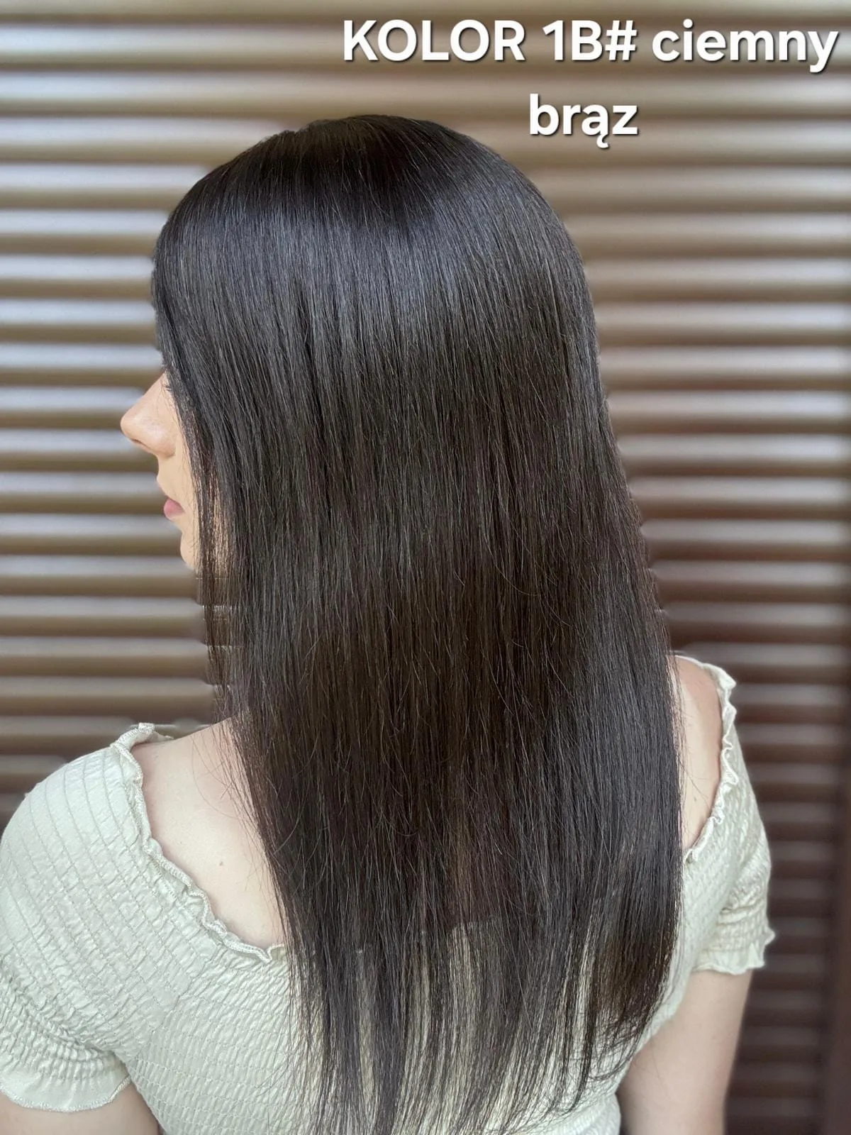 Topper "Camelia" włos naturalny, baza 20/20 cm - obrazek 14