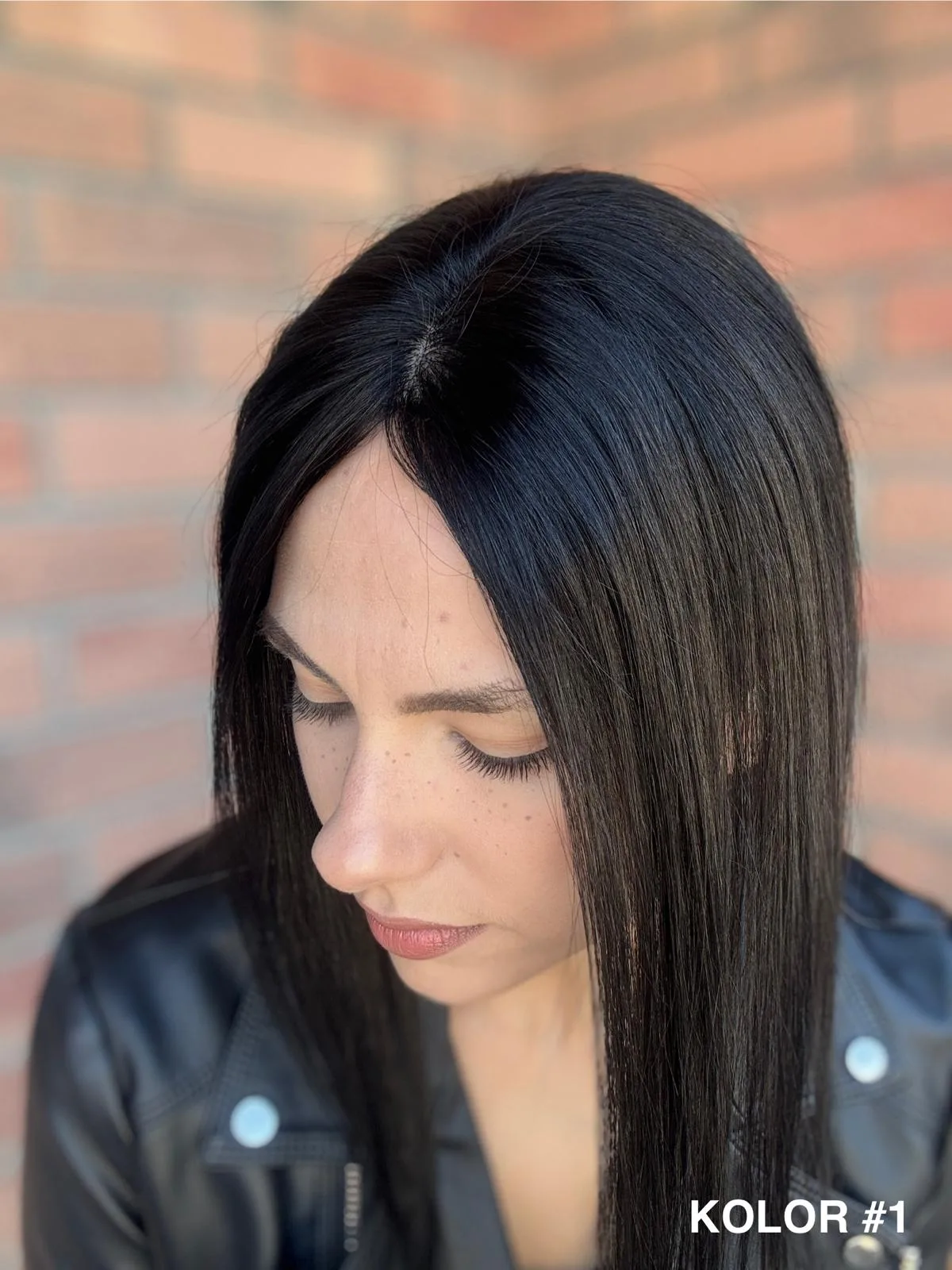 Topper ,,Hawana" włos naturalny, baza 10/12 cm - obrazek 8