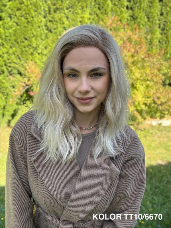 Peruka "Kleo" Lace Front 360 stopni, dostępna w kilku kolorach - obrazek 11
