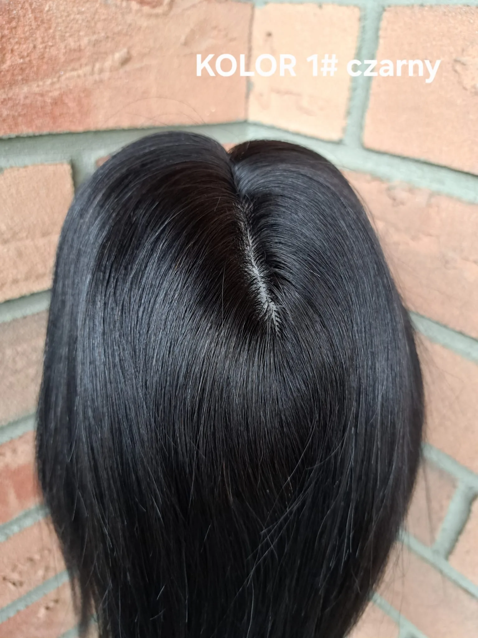 Topper "Lili" włos naturalny, baza 7/13 cm - obrazek 7