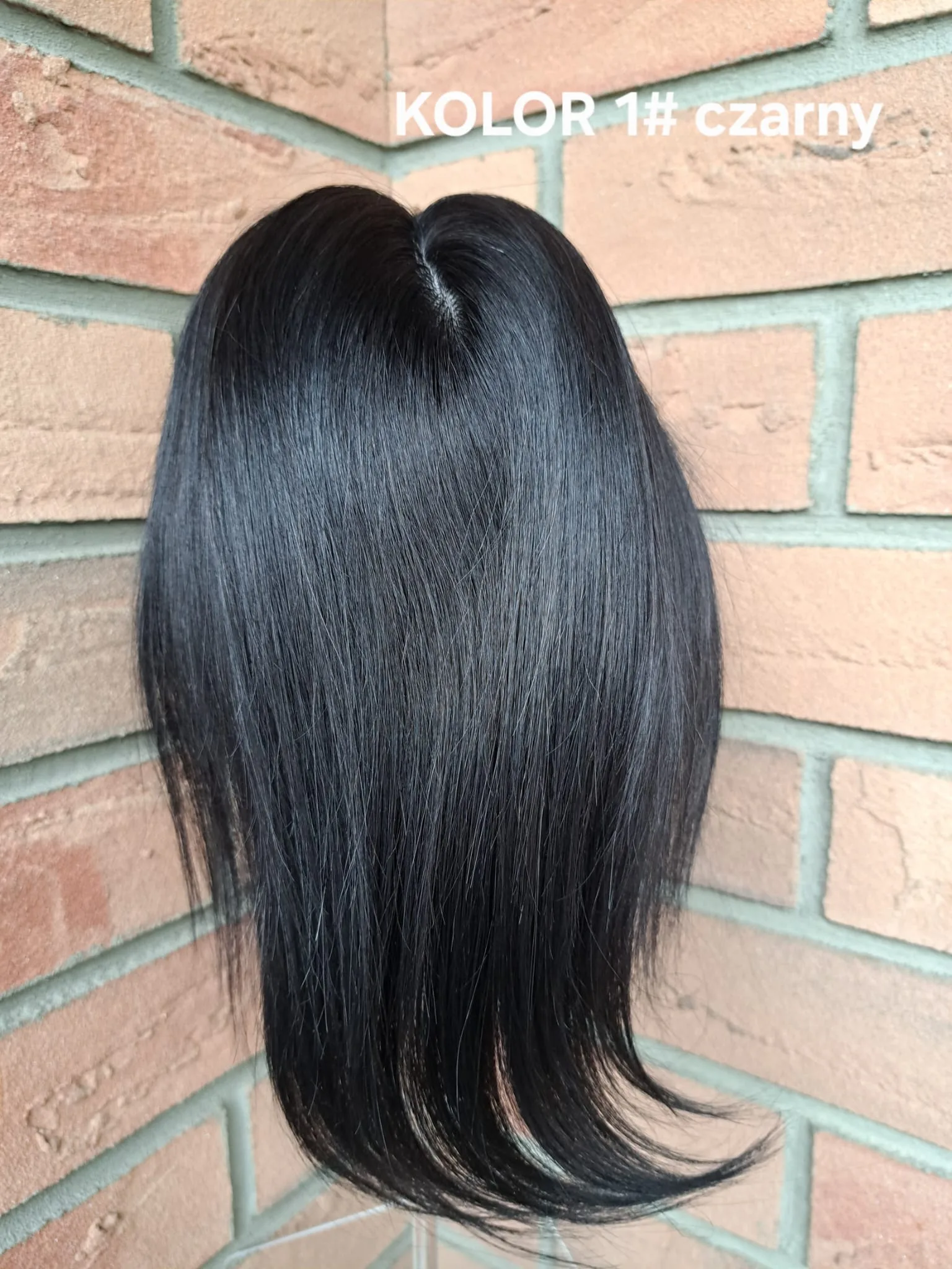 Topper "Lili" włos naturalny, baza 7/13 cm - obrazek 6