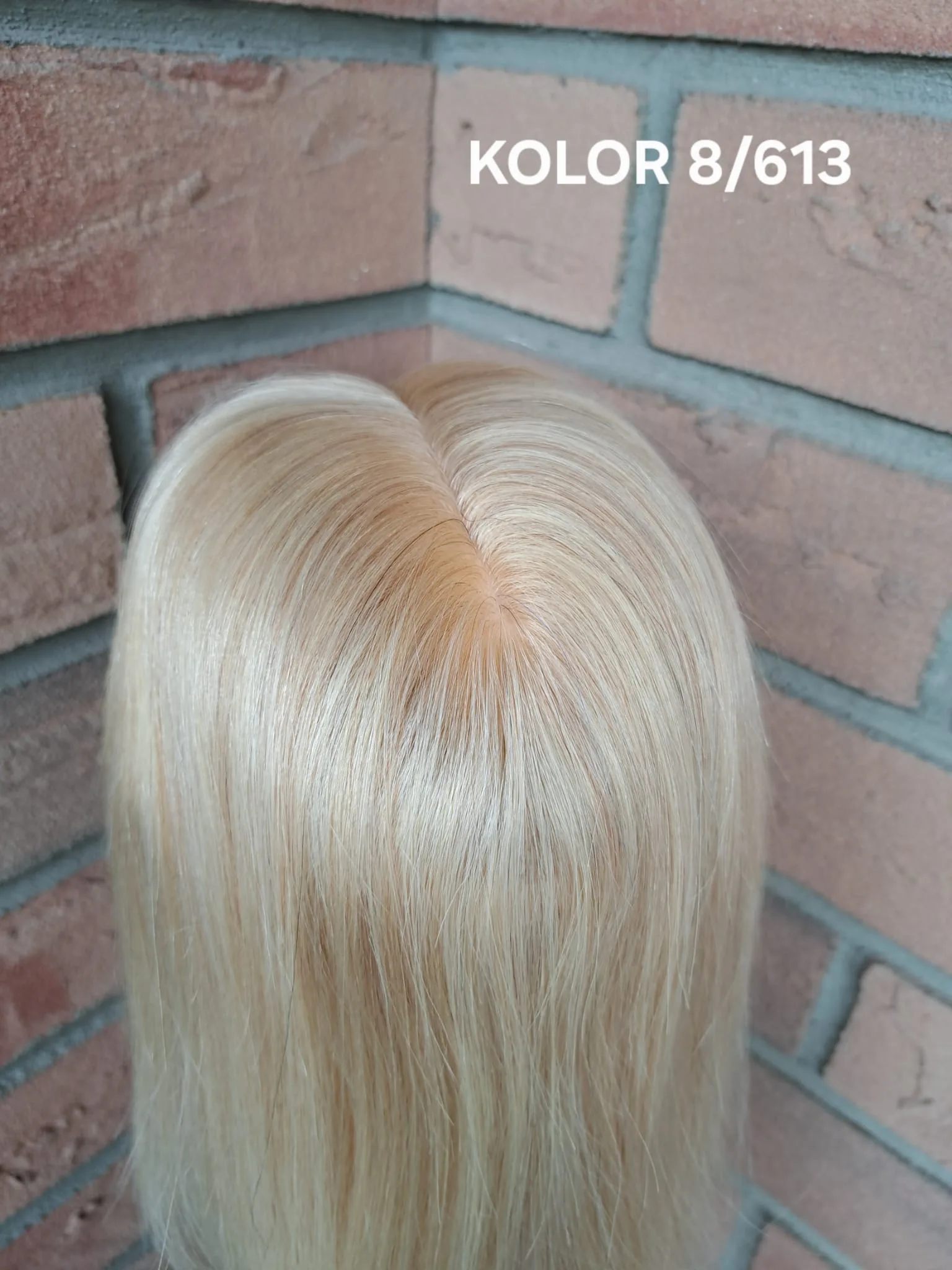 Topper "Lili" włos naturalny, baza 7/13 cm - obrazek 9