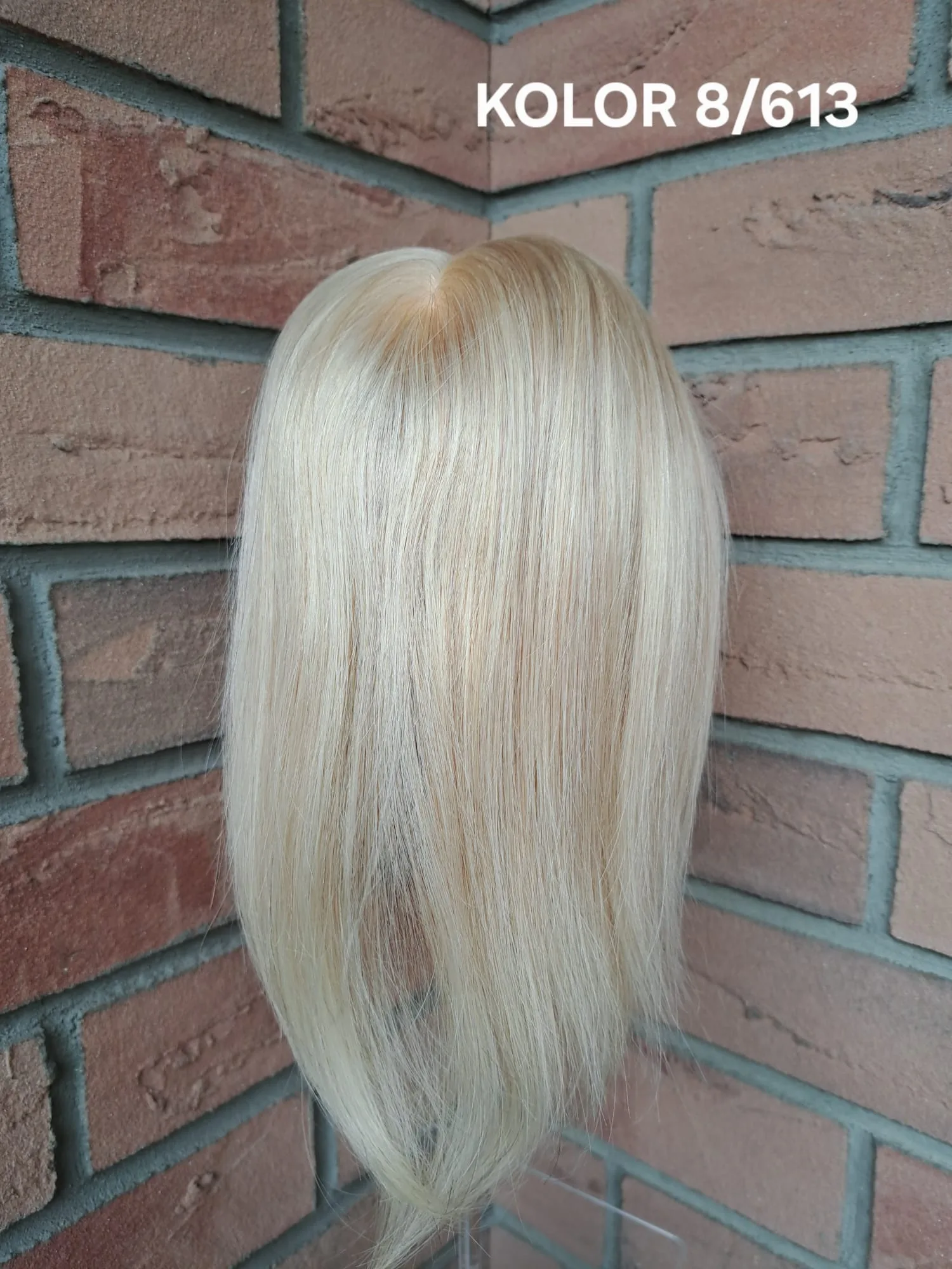 Topper "Lili" włos naturalny, baza 7/13 cm - obrazek 8