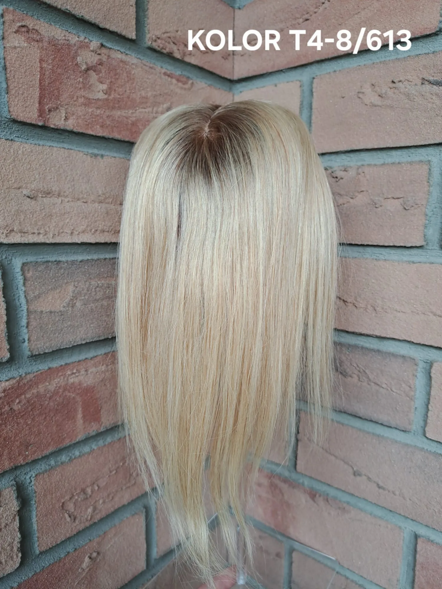 Topper "Lili" włos naturalny, baza 7/13 cm - obrazek 12