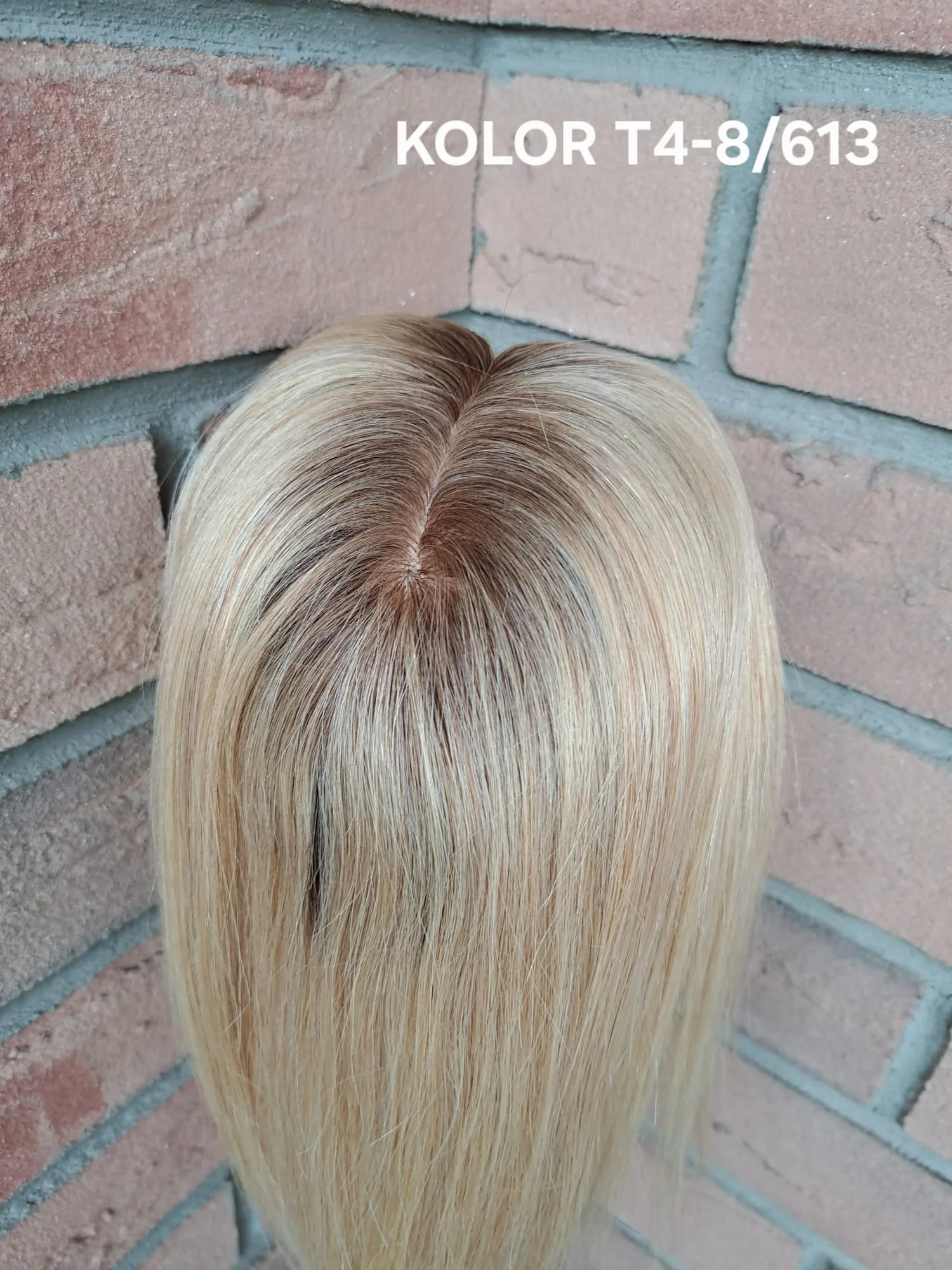 Topper "Lili" włos naturalny, baza 7/13 cm - obrazek 13