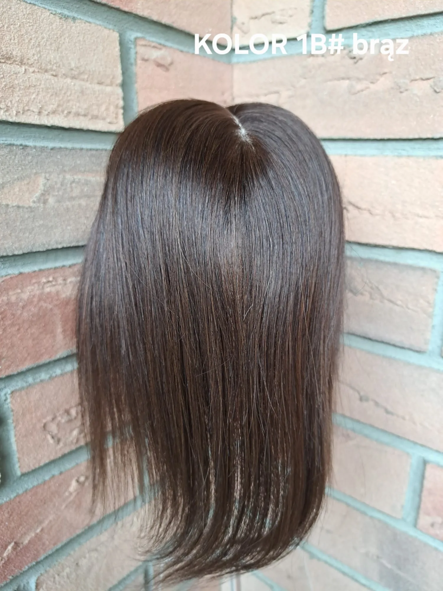 Topper "Lili" włos naturalny, baza 7/13 cm - obrazek 16