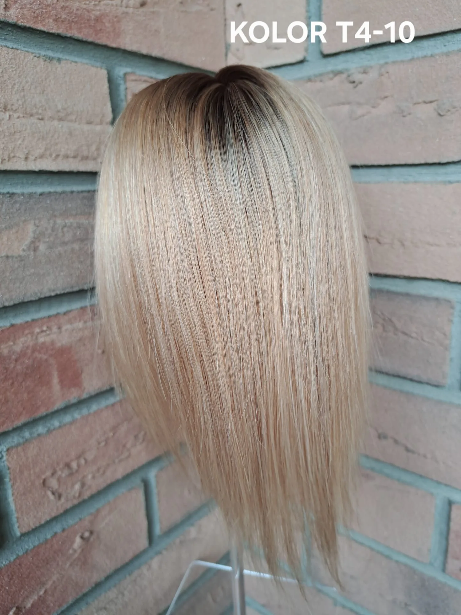 Topper "Lili" włos naturalny, baza 7/13 cm - obrazek 18