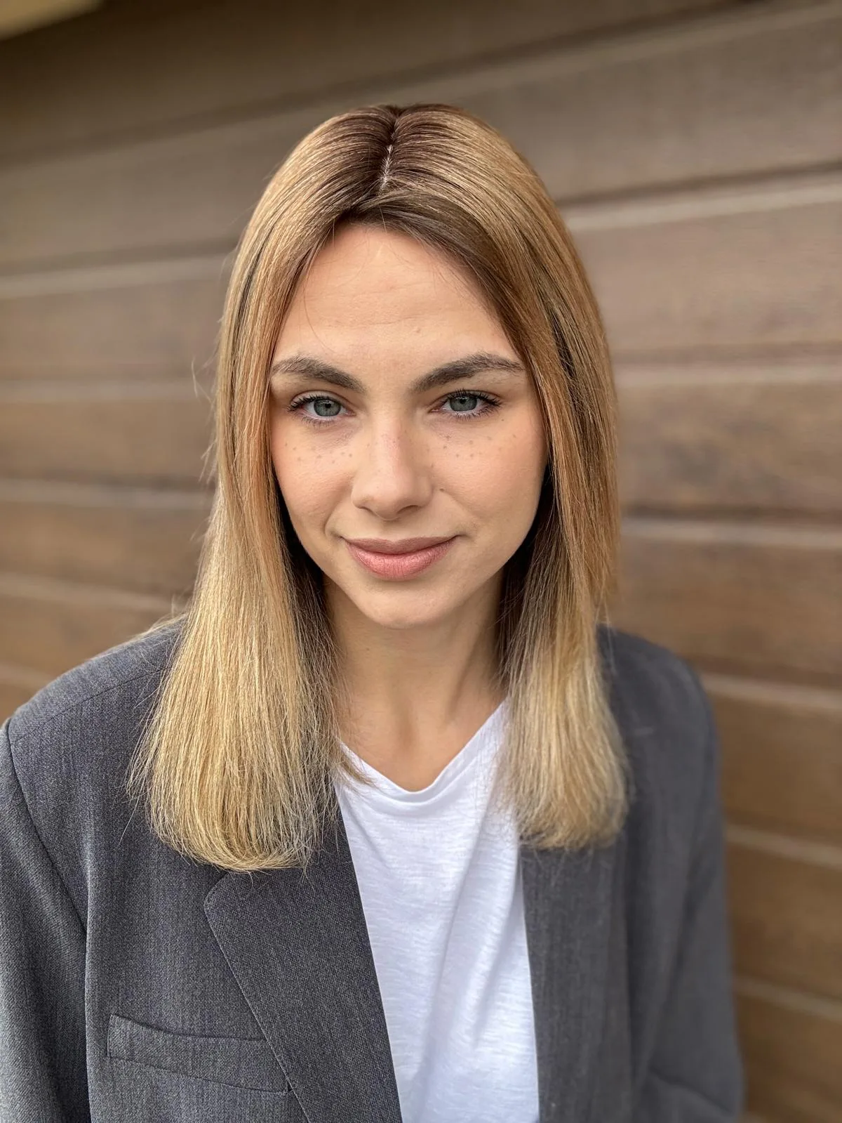 Topper "Lili" włos naturalny, baza 7/13 cm