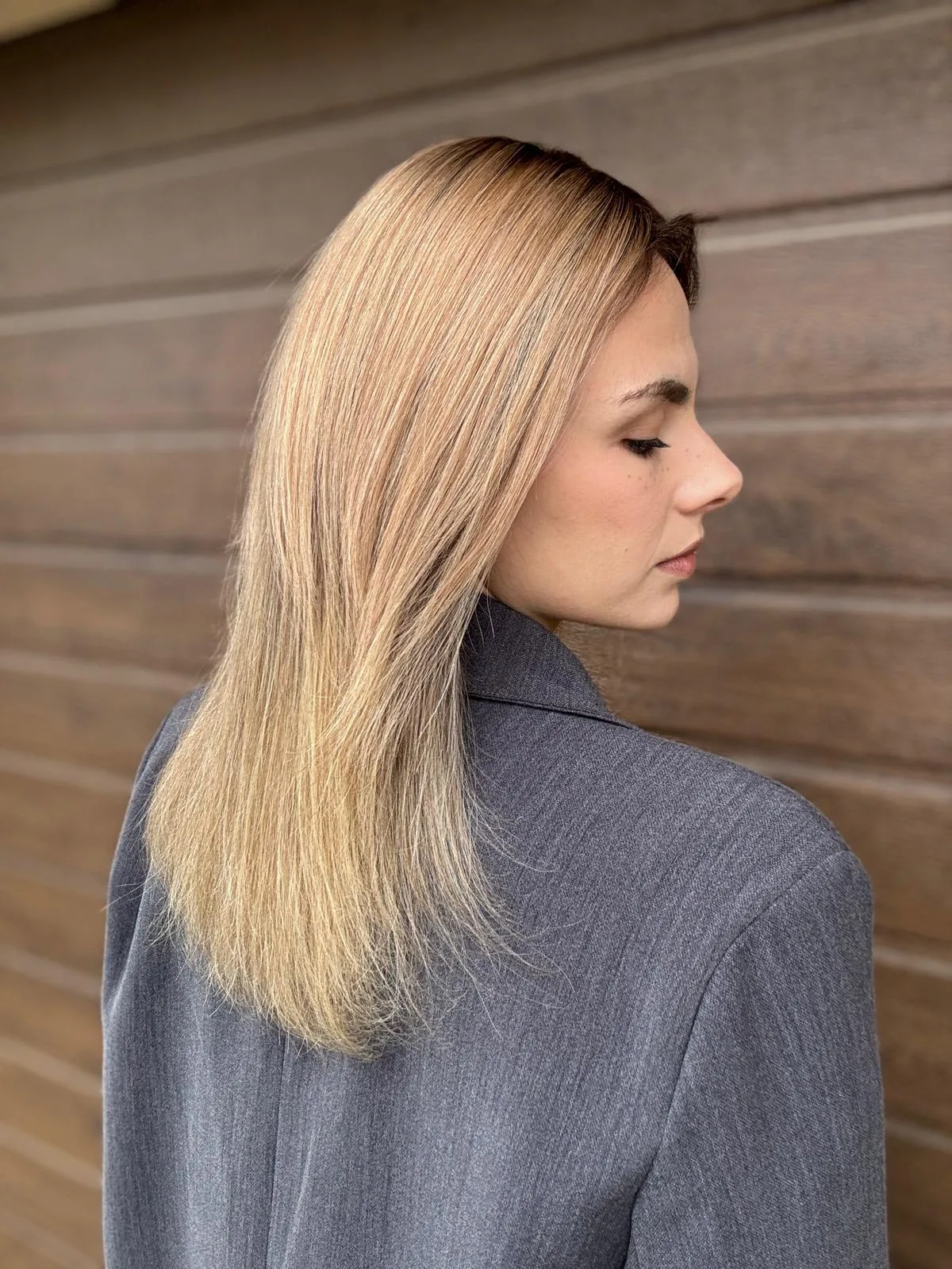 Topper "Lili" włos naturalny, baza 7/13 cm - obrazek 2