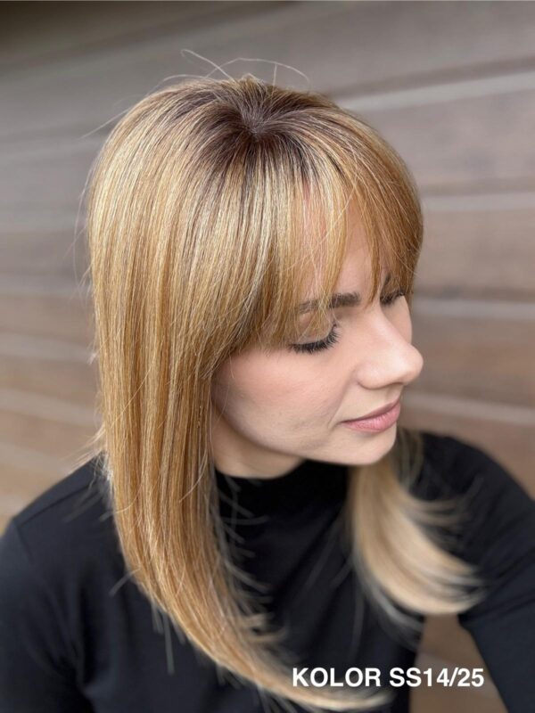 Topper "Samanta" Mono Top 13/15 cm, przedziałek z lewej strony - obrazek 10