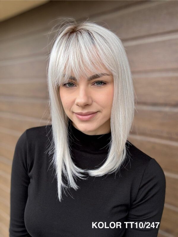 Topper "Samanta" Mono Top 13/15 cm, przedziałek z lewej strony - obrazek 7