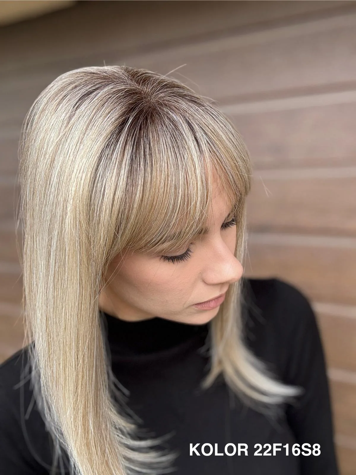 Topper "Samanta" Mono Top 13/15 cm, przedziałek z lewej strony - obrazek 21