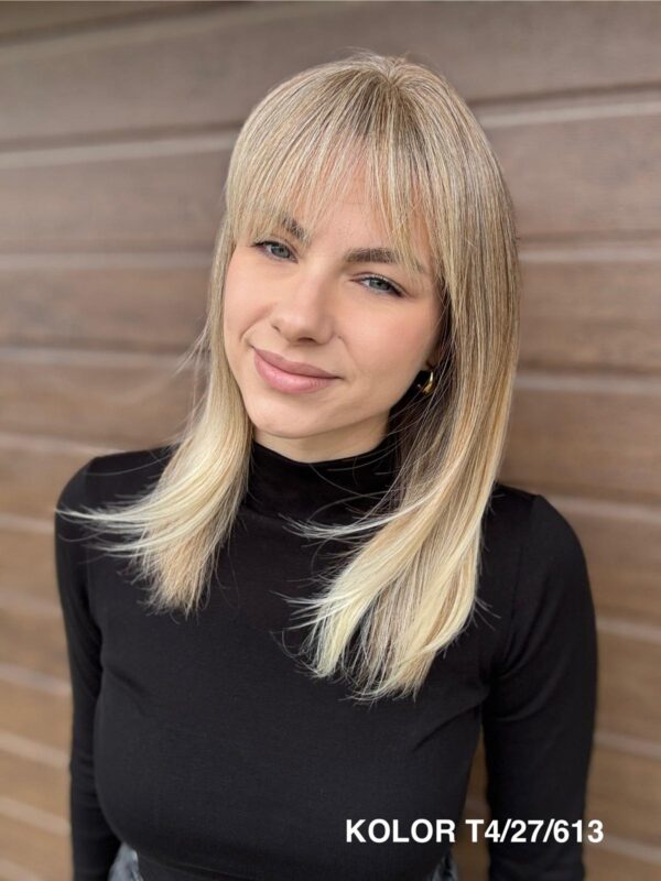 Topper "Samanta" Mono Top 13/15 cm, przedziałek z lewej strony - obrazek 3