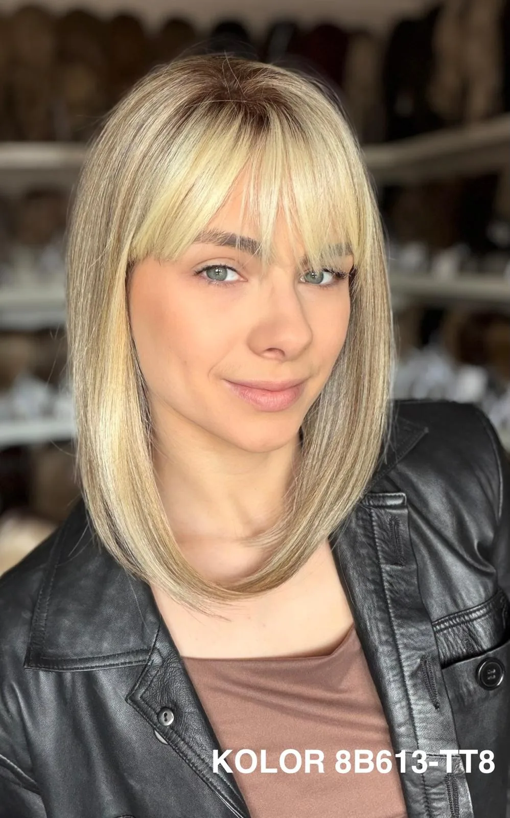 Topper "Samanta" Mono Top 13/15 cm, przedziałek z lewej strony - obrazek 41