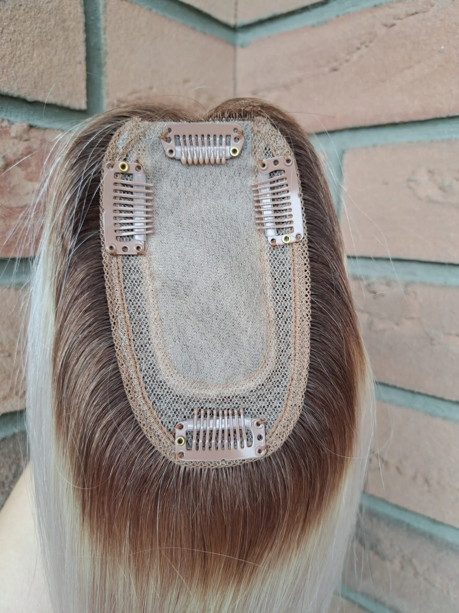 Topper "Lili" włos naturalny, baza 7/13 cm - obrazek 20