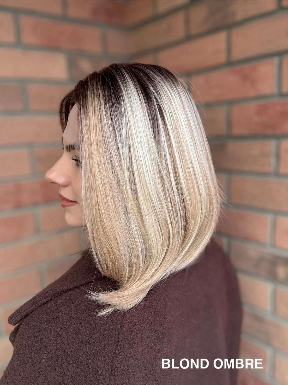 Peruka "Pola" Lace front 13*6 blond/brąz - obrazek 2