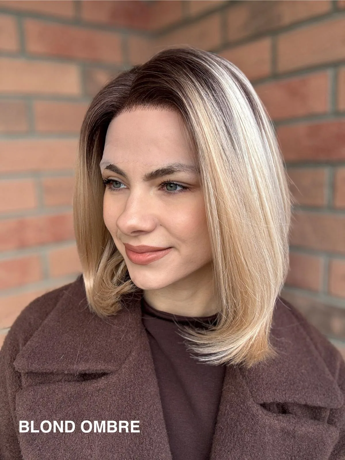 Peruka "Pola" Lace front 13*6 blond/brąz - obrazek 4