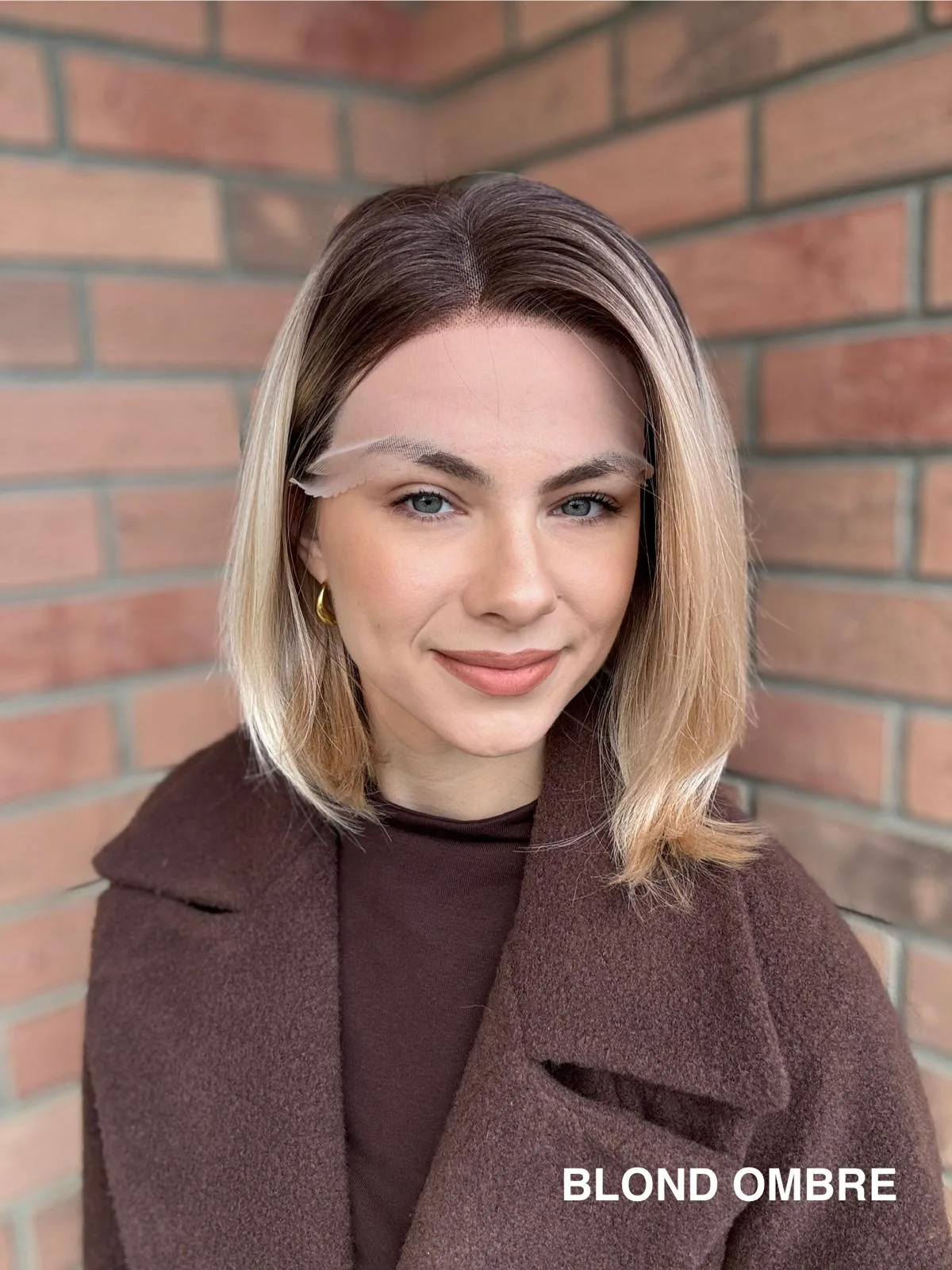 Peruka "Pola" Lace front 13*6 blond/brąz - obrazek 3