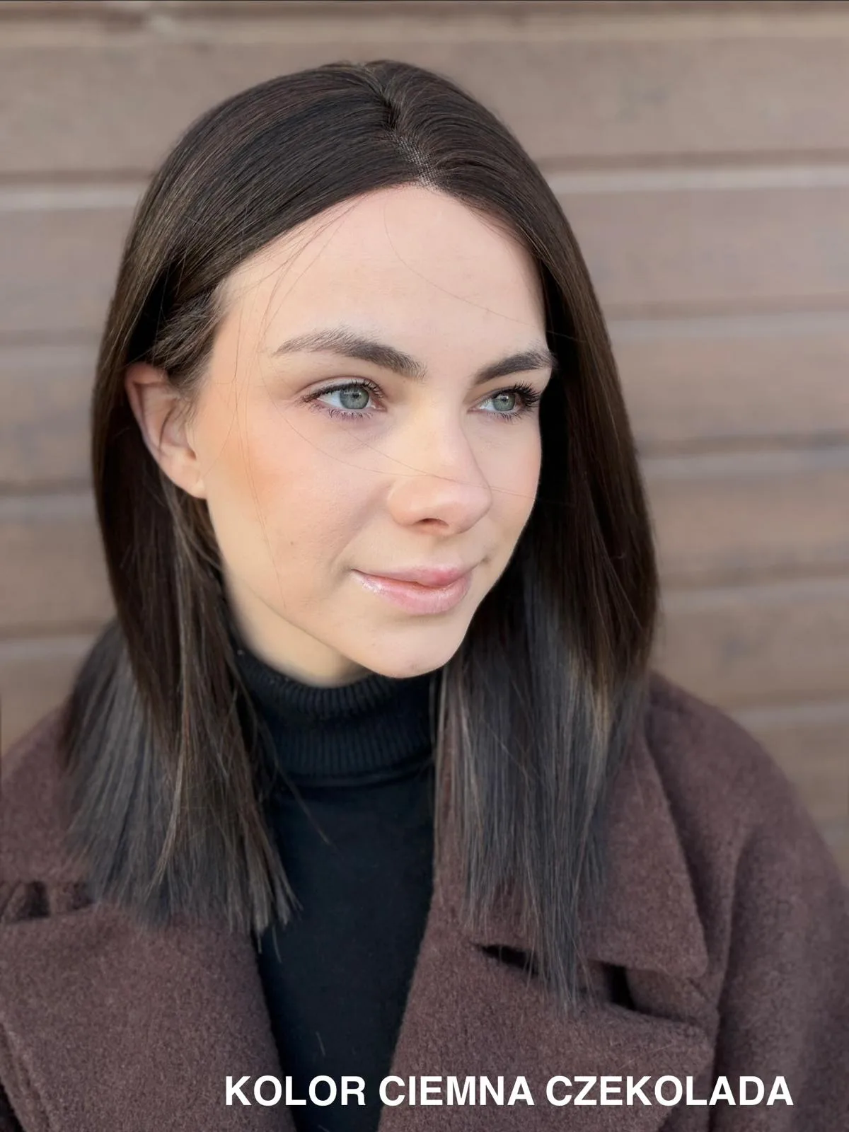 Peruka "Justyna" Mono top, dostępna w kilku kolorach - obrazek 2