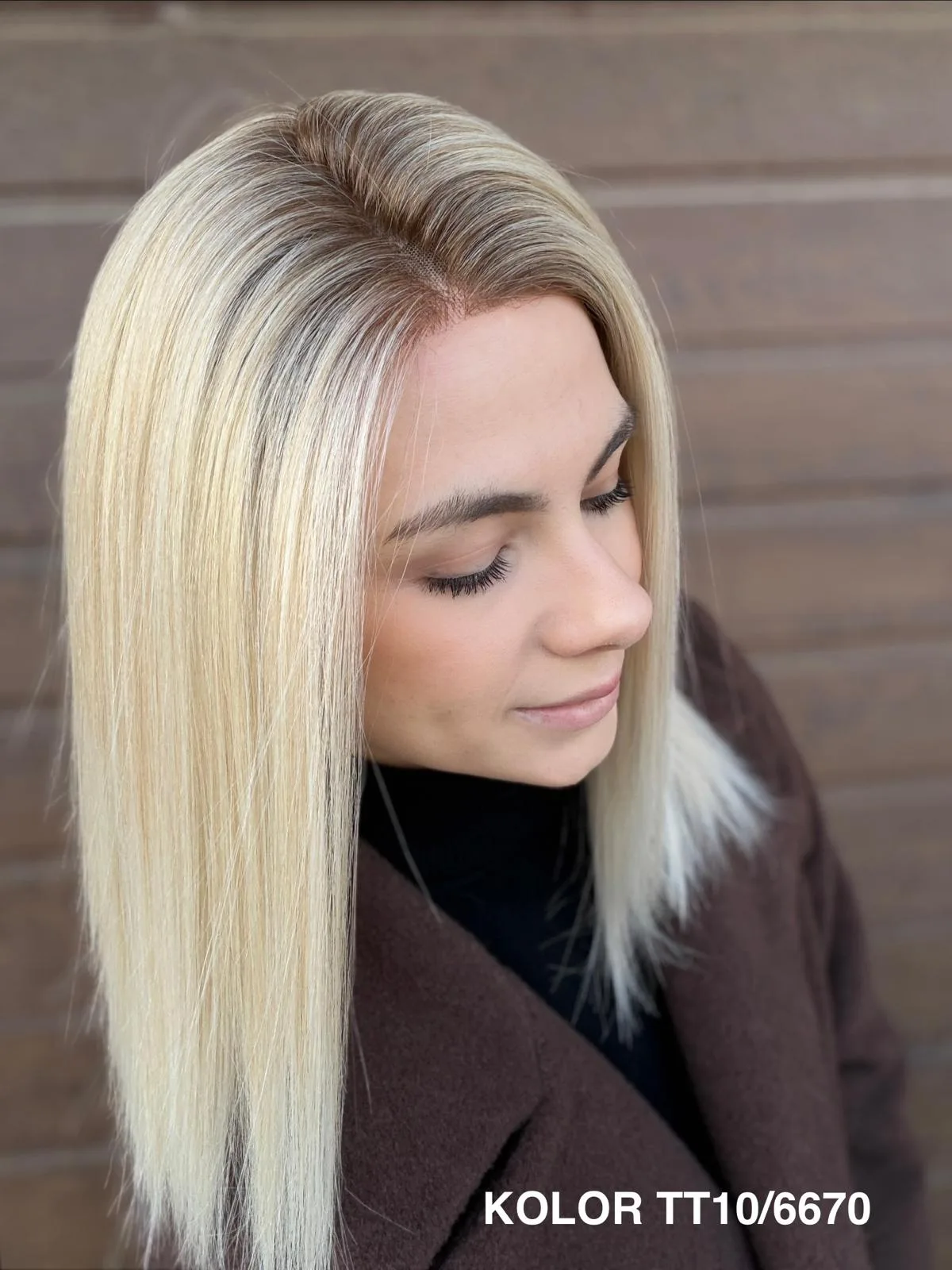 Peruka "Justyna" Mono top, dostępna w kilku kolorach - obrazek 20