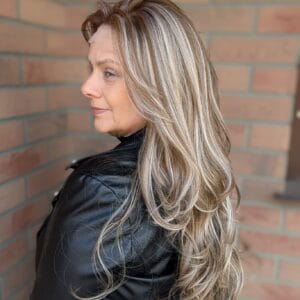Peruka ”Mery” Lace Front 13*6, kolor blond balayage
